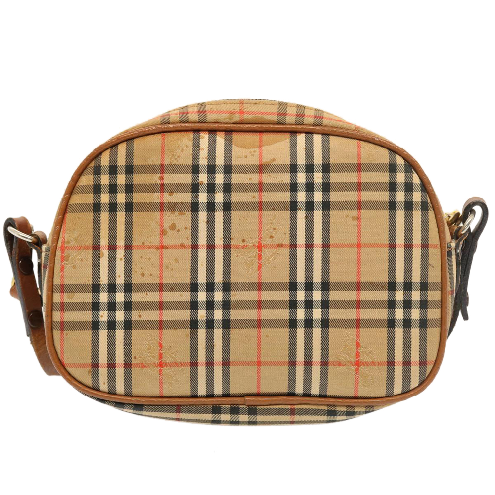 BURBERRYSs Nova Check Shoulder Bag Nylon Beige Auth ti1214 - Picture 2 of 13